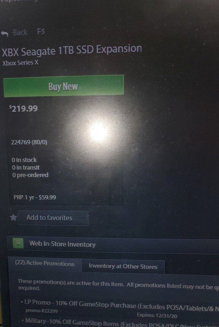Xbox SSD. (Fuente de la imagen: @IdleSloth84)
