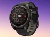Es posible que Amazfit pronto le haga sombra al Garmin Fenix 8 Solar que se muestra aquí.