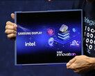 La primera pantalla de PC enrollable de Samsung (imagen: Intel/YouTube)