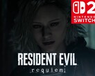 Se muestra el banner de Resident Evil Requiem Switch 2 (Fuente de la imagen: Nintendo of America YouTube con ediciones)