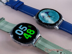 El Samsung Galaxy Watch 8 puede medir los niveles de antioxidantes. En la imagen: los dos tamaños del smartwatch. (Fuente de la imagen: Notebookcheck)