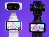 Insta360 Luna Ultra junto a la DJI Osmo Pocket 4P.