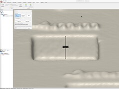 Medición de la profundidad de 4 mm en el Scanbench en QuickSurface
