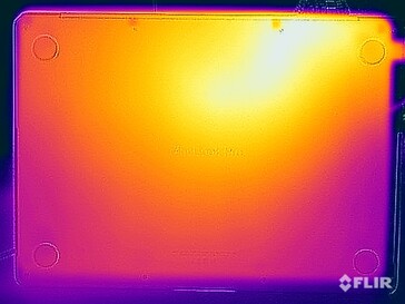 Prueba de tensión de temperaturas superficiales (abajo)