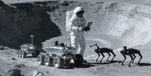 China quiere perros robot en la Luna, no solo para trabajar, sino como compañeros de los astronautas.