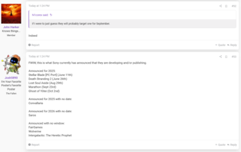 Actualización del evento de PlayStation de John Harker (Fuente de la imagen: captura de pantalla, foros de ResetEra)