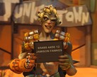 El personaje de Overwatch 2, Junkrat (Jamison Fawkes).