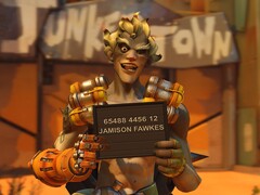 El personaje de Overwatch 2, Junkrat (Jamison Fawkes).