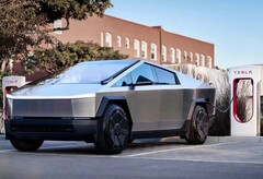 Cibercamión Tesla. El fabricante de automóviles se hizo con menos del 50% del mercado de vehículos eléctricos de California por primera vez en el primer trimestre de 2025 (Fuente de la imagen: Inside EVs)