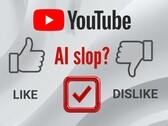 Banner para YouTube AI slop rating shown