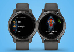 El Venu 2 y el Venu 2S han recibido una nueva y misteriosa versión beta. (Fuente de la imagen: Garmin)