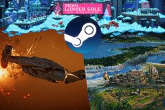 Las Rebajas de Invierno de Steam 2023 descuentan algunos juegos RTS realmente espectaculares. (Fuente de la imagen: Steam - editado)