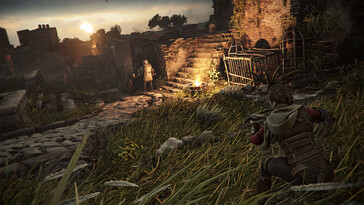 Una imagen que muestra a un enemigo en A Plague Tale: Requiem.