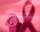 Casio y la Fundación para la Investigación del Cáncer de Mama se asocian con el reloj G-Shock GMAS145PK-4A modelo Pink Ribbon. (Fuente de la imagen: Casio)