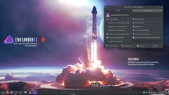 Instalador de EndeavourOS 2024.06.25 con fondo de pantalla del aniversario (Fuente: EndeavourOS)