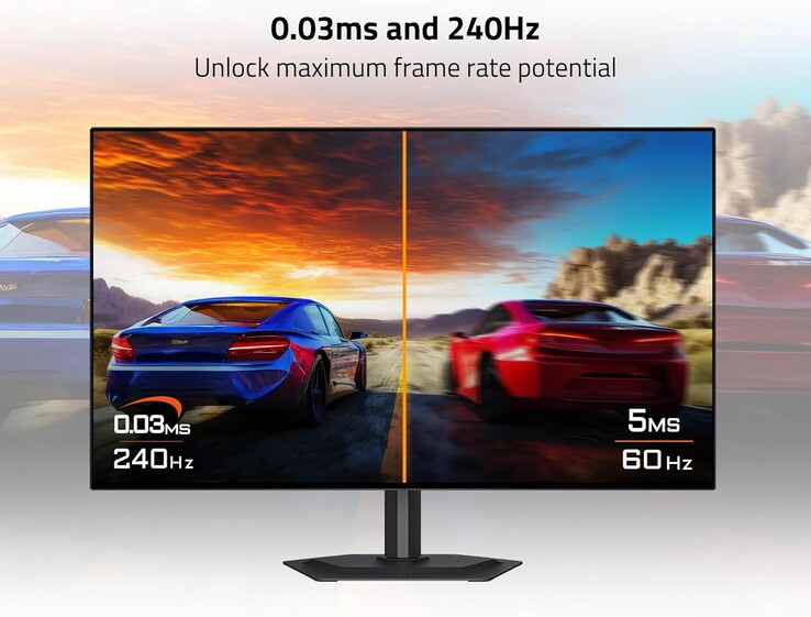 El monitor Gigabyte GO27Q24G WOLED para juegos ofrece una frecuencia de refresco de 240 Hz