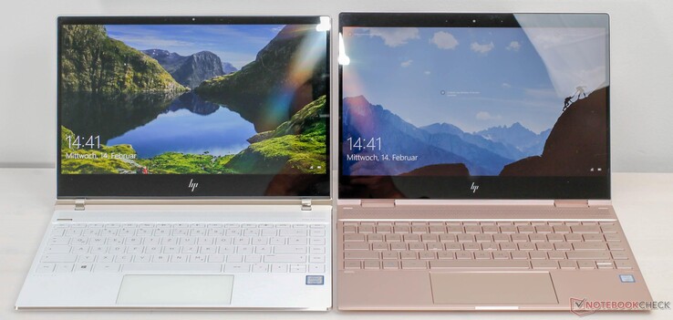 El Spectre 13 a la izquierda, el Spectre x360 a la derecha.