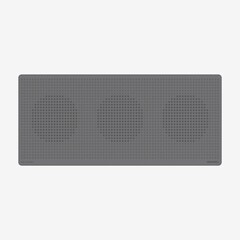 Alfombrilla de escritorio gris tinta. (Fuente de la imagen: NuPhy)