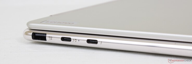 Izquierda: USB-A 3.2 Gen. 2, 2x USB-C con Thunderbolt 4