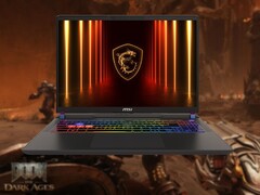 El MSI Vector 16 HX AI pesa alrededor de 2,7 kg (5,95 libras). (Fuente de la imagen: MSI, Bethesda, editado)