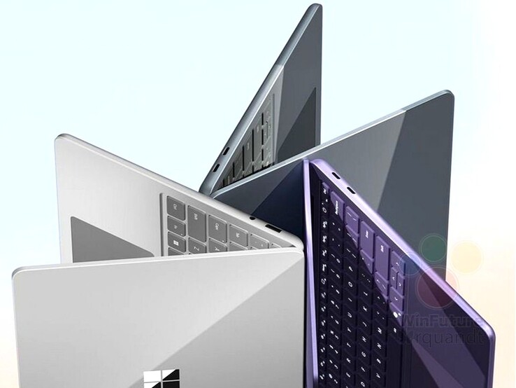 El Surface Laptop 13" vendrá en tres opciones de color como el Surface Pro 12". (Fuente de la imagen: vía Roland Quandt &amp; WinFuture)