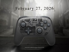 El mando de Nintendo Switch 2 Pro con temática de Resident Evil Requiem. (Fuente de la imagen: Nintendo)