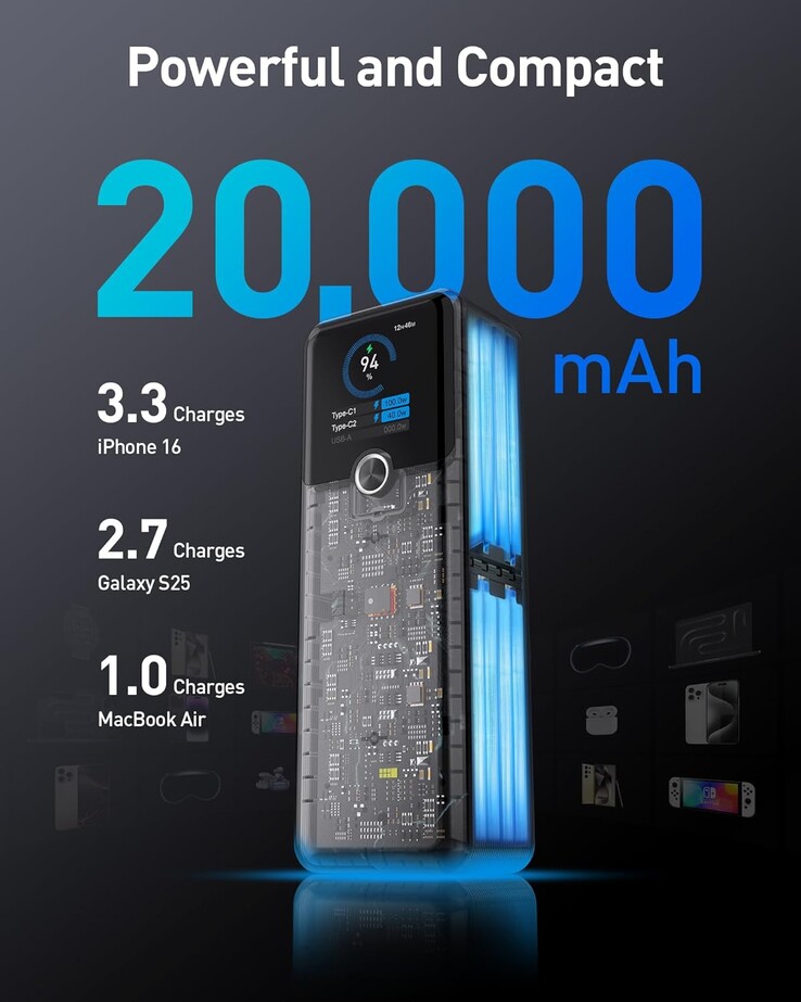 Banco de energía Sixthgu Power Tower.