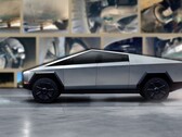 Las fotos espía de un Tesla Cybertruck averiado han revelado su sistema de suspensión. (Fuente de la imagen: Tesla &amp; Electrek - editado)