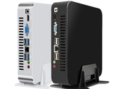 El mini PC de TOPTON tiene ocho puertos USB tipo A y dos salidas de vídeo. (Fuente de la imagen: TOPTON)