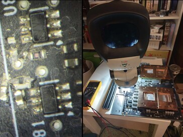 Hubo que reparar un sensor de temperatura defectuoso. (Fuente de la imagen: David Noel Ng)