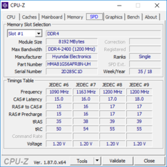 CPU-Z: SPD