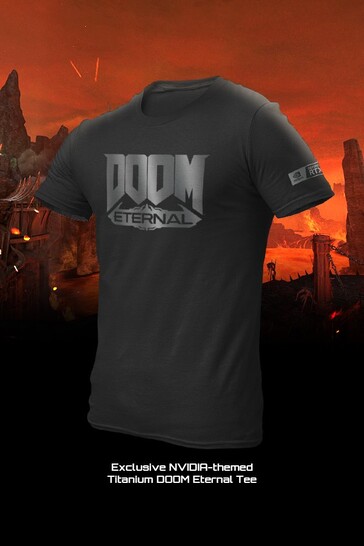Camiseta de Doom Eternal (imagen vía Bethesda)