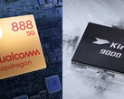 Tanto el Snapdragon 888 como el Kirin 9000 están basados en un proceso de 5nm. (Fuente de la imagen: Qualcomm/HiSilicon - editado)