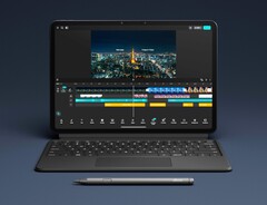 La Amazon Alexa Tablet 12 Pro se ofrece con un teclado y un lápiz óptico por un cargo adicional.