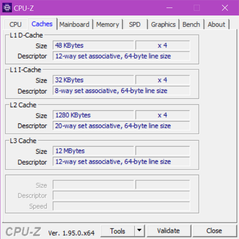 Cachés CPU-Z