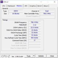 Memoria CPU-Z