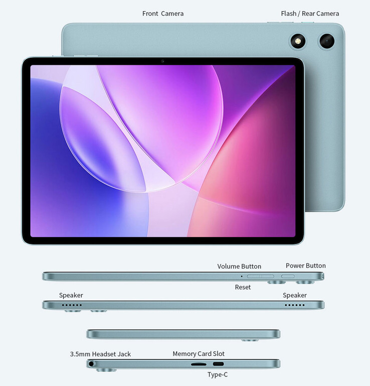 Aspectos destacados del diseño de la tablet
