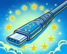 La UE impone la carga USB-C a tabletas, smartphones, cámaras y más (Fuente de la imagen: Generado usando DALL-E 3)