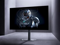 El Gigabyte MO27Q28GR añade un acabado brillante al panel OLED Tandem de 280 Hz. (Fuente de la imagen: Gigabyte)