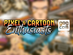 El Pixel and Cartoon Enthusiasts GOG Bundle tiene 14 juegos indie. En la imagen: imagen de portada editada de Ashworld. (Fuente de la imagen: Humble Bundle)