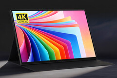 El monitor portátil de 16 pulgadas de Luckfox cuenta con un panel táctil IPS de 3840 × 2400 con una frecuencia de actualización de 120 Hz y una cobertura sRGB del 100 