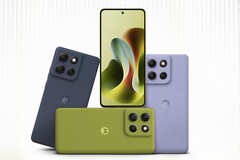 El smartphone Moto G86 Power está disponible en las combinaciones de colores Pantone Spellbound, Pantone Golden Cypress y Pantone Cosmic Sky (Fuente de la imagen: Motorola)