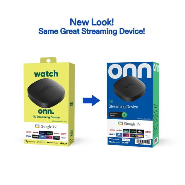 El Onn 4K también se enviará en un nuevo embalaje. (Fuente de la imagen: Walmart)