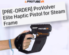 Mando de pistola háptica ProVolver Elite para Steam Frame. (Fuente de la imagen: ProTubeVR)