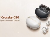 Los auriculares abiertos QCY Crossky C50 ofrecen hasta 7,5 horas de autonomía con una sola carga (Fuente de la imagen: QCY)