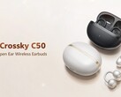 Los auriculares abiertos QCY Crossky C50 ofrecen hasta 7,5 horas de autonomía con una sola carga (Fuente de la imagen: QCY)