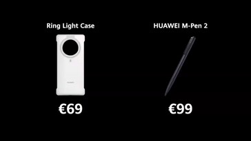 Los nuevos accesorios de phablet de Huawei. (Fuente: YouTube)