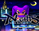 La pantalla de inicio de Nights Into Dreams de SEGA (fuente de la imagen: Sega Retro)