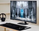 El nuevo monitor Samsung Odyssey Neo G7 de 43 pulgadas utiliza tecnología de matriz cuántica. (Fuente de la imagen: Samsung)