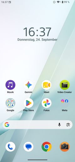 Sony Xperia 10 VIII: Pantalla de inicio